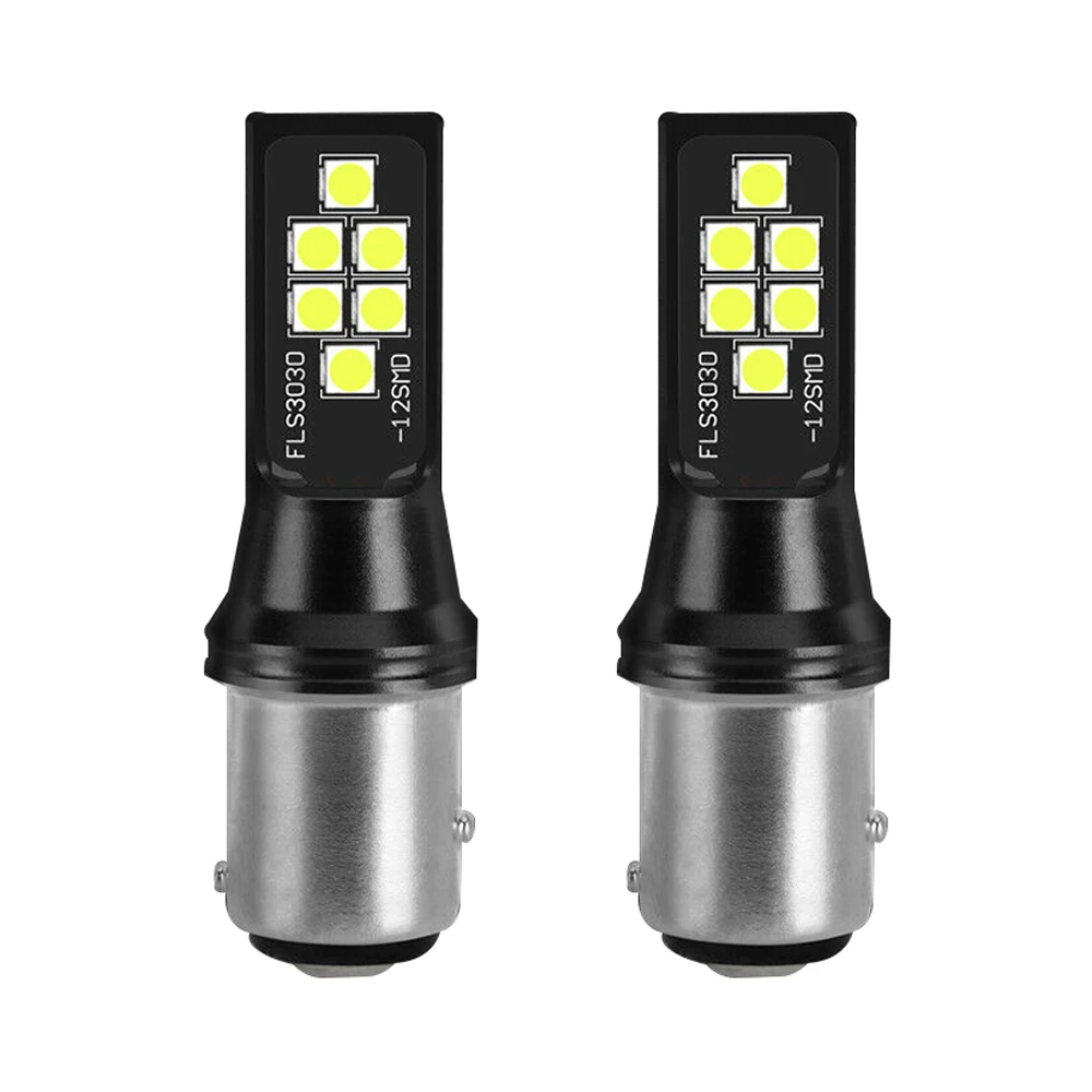 2Pcs Auto Brake Light 12SMD LED Car Reserve Lamps Signal Lamps for Car 1157 White P21 5W LED BAY15D Bulb Blink Tail Reverse Bulb
2Pcs Auto Brake Light 12SMD LED Car Reserve Lamps Signal Lamps for Car 1157 White P21 5W LED BAY15D Bulb Blink Tail Reverse Bulb