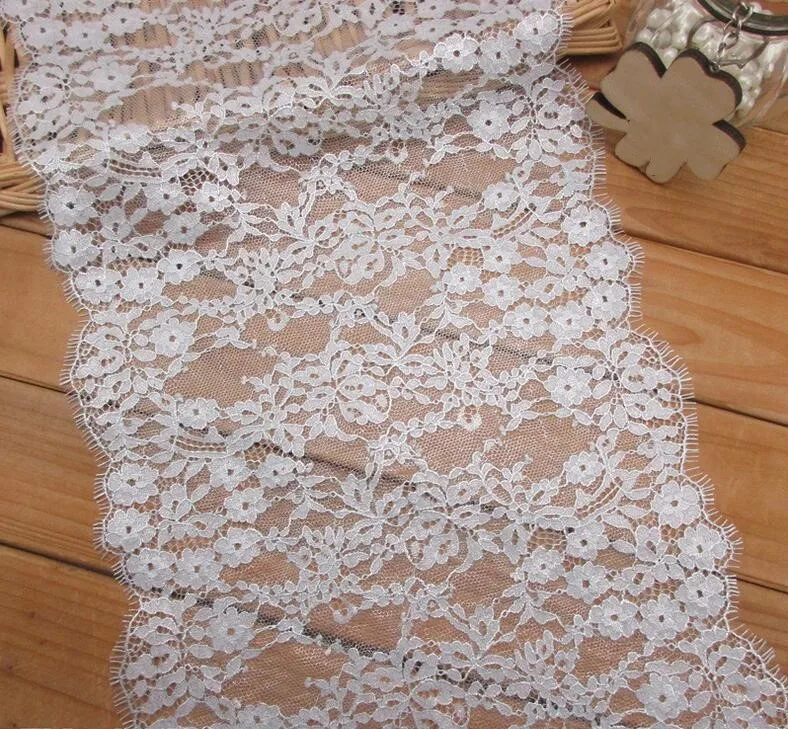 1.5Meter 24.5cm Width Grey White Eyelash Lace Trim Handmade Garment Lace Fabric Accessories Skirt Clothes Home Decoration DIY
1.5Meter 24.5cm Width Grey White Eyelash Lace Trim Handmade Garment Lace Fabric Accessories Skirt Clothes Home Decoration DIY