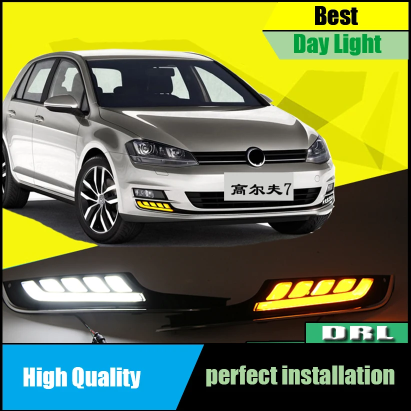 For VW Volkswagen Golf 7 MK7 2013 2014 2015 2016 LED DRL Daytime Running Light Car Accessories ABS 12V Fog Lamp cover Day Light
For VW Volkswagen Golf 7 MK7 2013 2014 2015 2016 LED DRL Daytime Running Light Car Accessories ABS 12V Fog Lamp cover Day Light