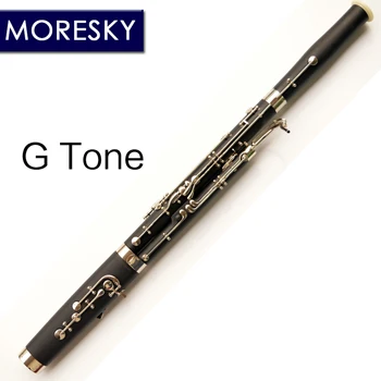 Professional G bassoon musical instrument Natural hard rubber or ABS resin tube body Copper nickel plated keys
Professional G bassoon musical instrument Natural hard rubber or ABS resin tube body Copper nickel plated keys