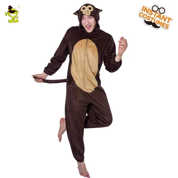 Adult Men's Monkey Pajamas Costume Sleepwear Cute Monkey Jumpsuit Masquerade Monkey Costumes Carnival Party For Male
Adult Men's Monkey Pajamas Costume Sleepwear Cute Monkey Jumpsuit Masquerade Monkey Costumes Carnival Party For Male