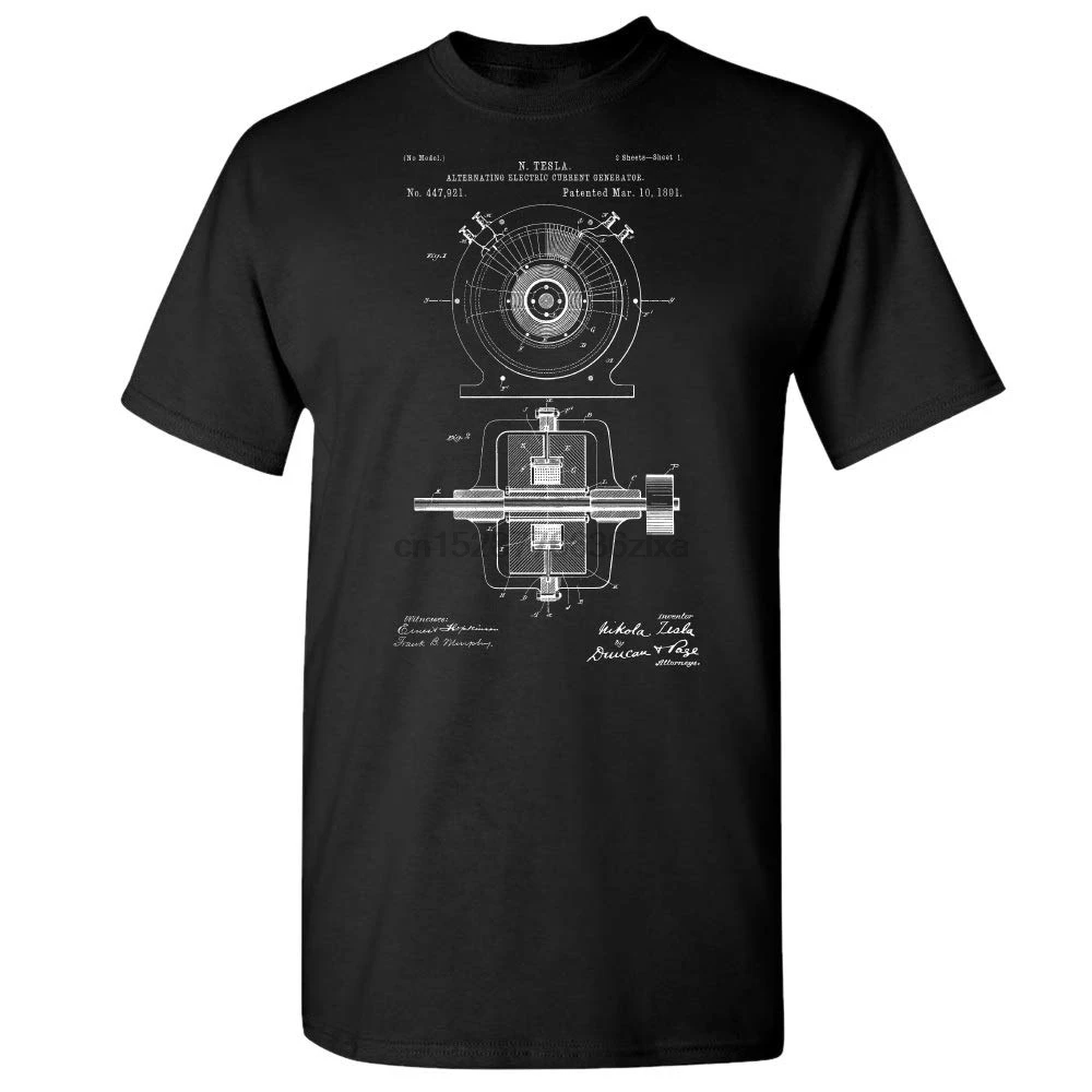 Tesla Alternating Electric Current Generator T-Shirt Engineering Student Tesla Inventions Science Classroom
Tesla Alternating Electric Current Generator T-Shirt Engineering Student Tesla Inventions Science Classroom
