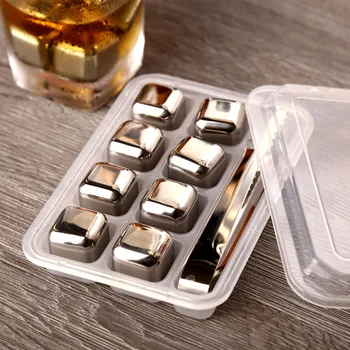 Stainless Steel Ice Cubes Reusable Chilling Stones Bucket Magic Vodka Wine Beer Cooler Bar KTV Whisky Holder Chiller Tool
Stainless Steel Ice Cubes Reusable Chilling Stones Bucket Magic Vodka Wine Beer Cooler Bar KTV Whisky Holder Chiller Tool