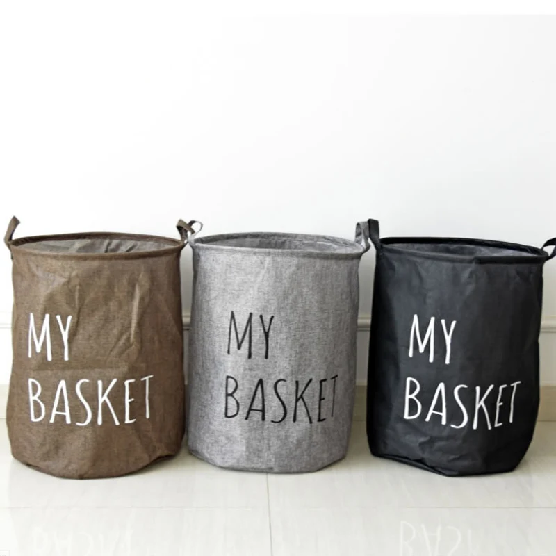 Handle Stackable Storage Buckets Laundry Bags Large Folding Cotton&Linen Fabric Laundry Basket Dirty Cothes Storage Basket
Handle Stackable Storage Buckets Laundry Bags Large Folding Cotton&Linen Fabric Laundry Basket Dirty Cothes Storage Basket
