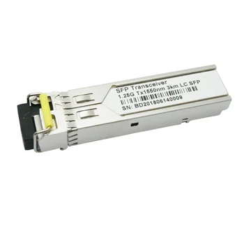 140KM 1.25G WDM SFP Fiber Module 1490nm/1550nm SC/LC Compatible SFP Fiber Optic Transceiver
140KM 1.25G WDM SFP Fiber Module 1490nm/1550nm SC/LC Compatible SFP Fiber Optic Transceiver