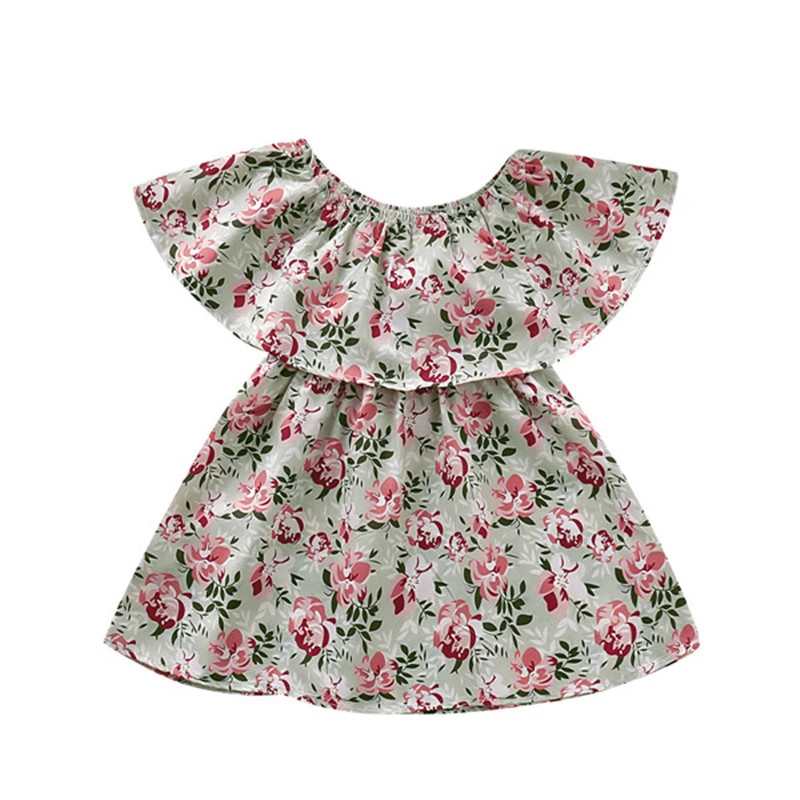 2019 Summer Baby Girl Kids Baby Party Flower Ruffle Dresses Birthday Party Tutu A-line Dress
2019 Summer Baby Girl Kids Baby Party Flower Ruffle Dresses Birthday Party Tutu A-line Dress