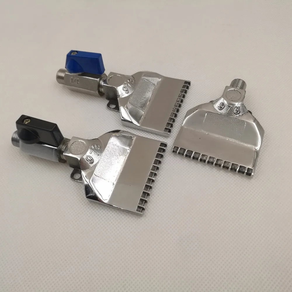 3PCS 304Stainless Steel Air Knife Nozzle,wind nozzle,Wind Nozzle,Dust removal cleaning strong wind air nozzle
3PCS 304Stainless Steel Air Knife Nozzle,wind nozzle,Wind Nozzle,Dust removal cleaning strong wind air nozzle