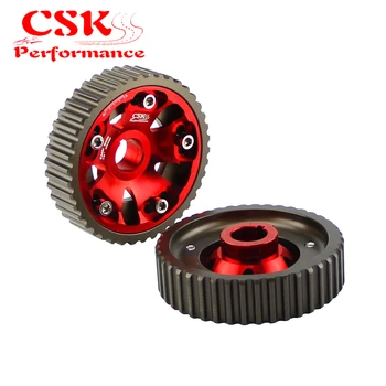 2pcs Adjustable Billet Cam Gears For 93-01 Hon da Prelude H22 DOHC VTEC Engine RED / BLUE 
2pcs Adjustable Billet Cam Gears For 93-01 Hon da Prelude H22 DOHC VTEC Engine RED / BLUE