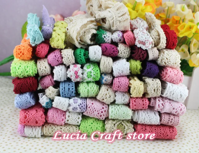 Lucia crafts Random Mixed Colors/styles Cotton Lace knitting Trim DIY Handmade Accessories 15 yards/lot,3y/style N0106
Lucia crafts Random Mixed Colors/styles Cotton Lace knitting Trim DIY Handmade Accessories 15 yards/lot,3y/style N0106