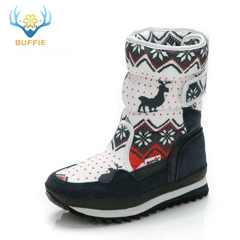 BUFFIE Women Winter Boots Lady Shoes Snow Boot 30% Natural Wool Insole Cow Suede Toe Plus Size 35- 41 Christmas Deer JSH-M906
BUFFIE Women Winter Boots Lady Shoes Snow Boot 30% Natural Wool Insole Cow Suede Toe Plus Size 35- 41 Christmas Deer JSH-M906