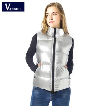 2018 new Winter woman loose casual bright sliver color fashion warm pockets zippers winter's Solid color jacket Outerwear
2018 new Winter woman loose casual bright sliver color fashion warm pockets zippers winter's Solid color jacket Outerwear