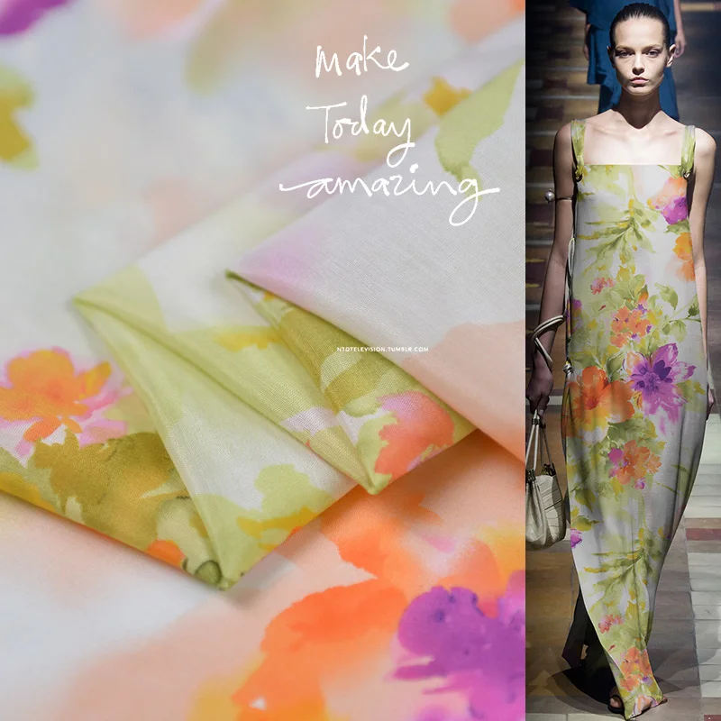 19 Summer New 140cm Wide 12 Momme 60% Silk 40% Cotton Printed Sateen Fabric for Women Dress Cloth for Diy Sewing Sale Hot
19 Summer New 140cm Wide 12 Momme 60% Silk 40% Cotton Printed Sateen Fabric for Women Dress Cloth for Diy Sewing Sale Hot