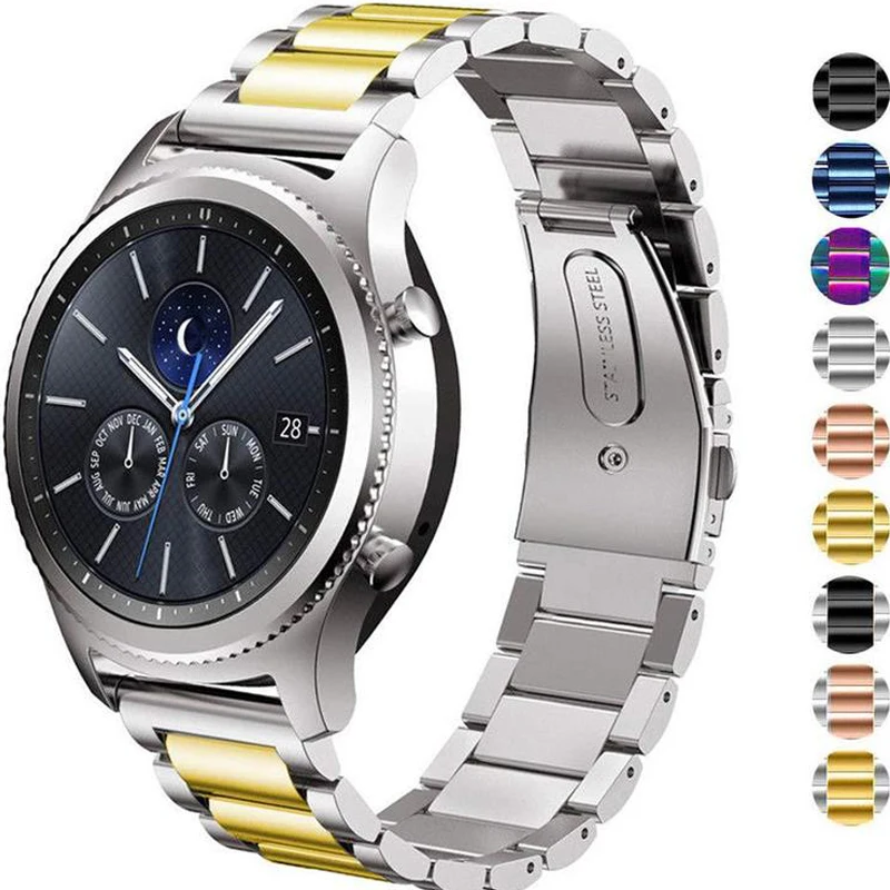 22mm Width Universal Stainless Steel Band For Samsung Galaxy Watch 46mm Smart Watch Replaceable Strap For Huawei Watch GT
22mm Width Universal Stainless Steel Band For Samsung Galaxy Watch 46mm Smart Watch Replaceable Strap For Huawei Watch GT