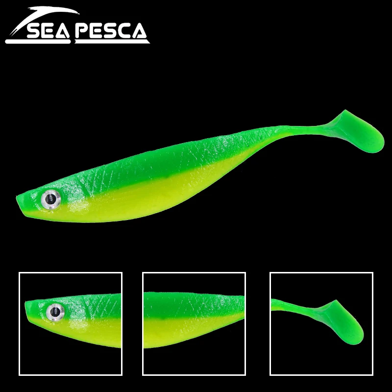 SEAPESCA 2pcs/lot Double Colors Soft Fishing Lure 150mm 13.5g Artificial Silicone Minnow Worm Shad 3D Eyes Fishing Tackle ZB427
SEAPESCA 2pcs/lot Double Colors Soft Fishing Lure 150mm 13.5g Artificial Silicone Minnow Worm Shad 3D Eyes Fishing Tackle ZB427