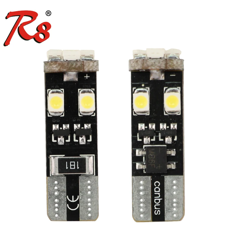 4pcs Super Canbus T10 W5W LED Car DRL 3528 8SMD Clearance Lights Reading Interior Lamp 12V 6000K White No Error for European Car
4pcs Super Canbus T10 W5W LED Car DRL 3528 8SMD Clearance Lights Reading Interior Lamp 12V 6000K White No Error for European Car