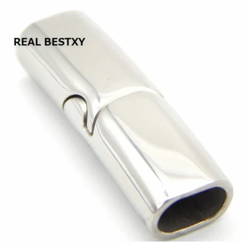 REAL BESTXY 10pcs/lot stainless steel Flat Magnetic Clasp, Flat Leather Bracelet Buckle for Jewelry Making Findings
REAL BESTXY 10pcs/lot stainless steel Flat Magnetic Clasp, Flat Leather Bracelet Buckle for Jewelry Making Findings