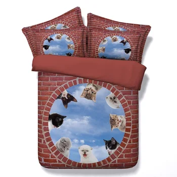 Cute bedding set cats duvet bed sheet California king size queen full twin double doona quilt cover linen bedspread animal print 
Cute bedding set cats duvet bed sheet California king size queen full twin double doona quilt cover linen bedspread animal print