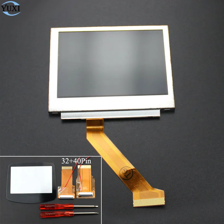For Nintendo GameBoy Advance LCD Screen For GBA SP AGS 101 Highlit Screen LCD OEM Backlit Brighter with 40pin 32pin ribbon cable
For Nintendo GameBoy Advance LCD Screen For GBA SP AGS 101 Highlit Screen LCD OEM Backlit Brighter with 40pin 32pin ribbon cable