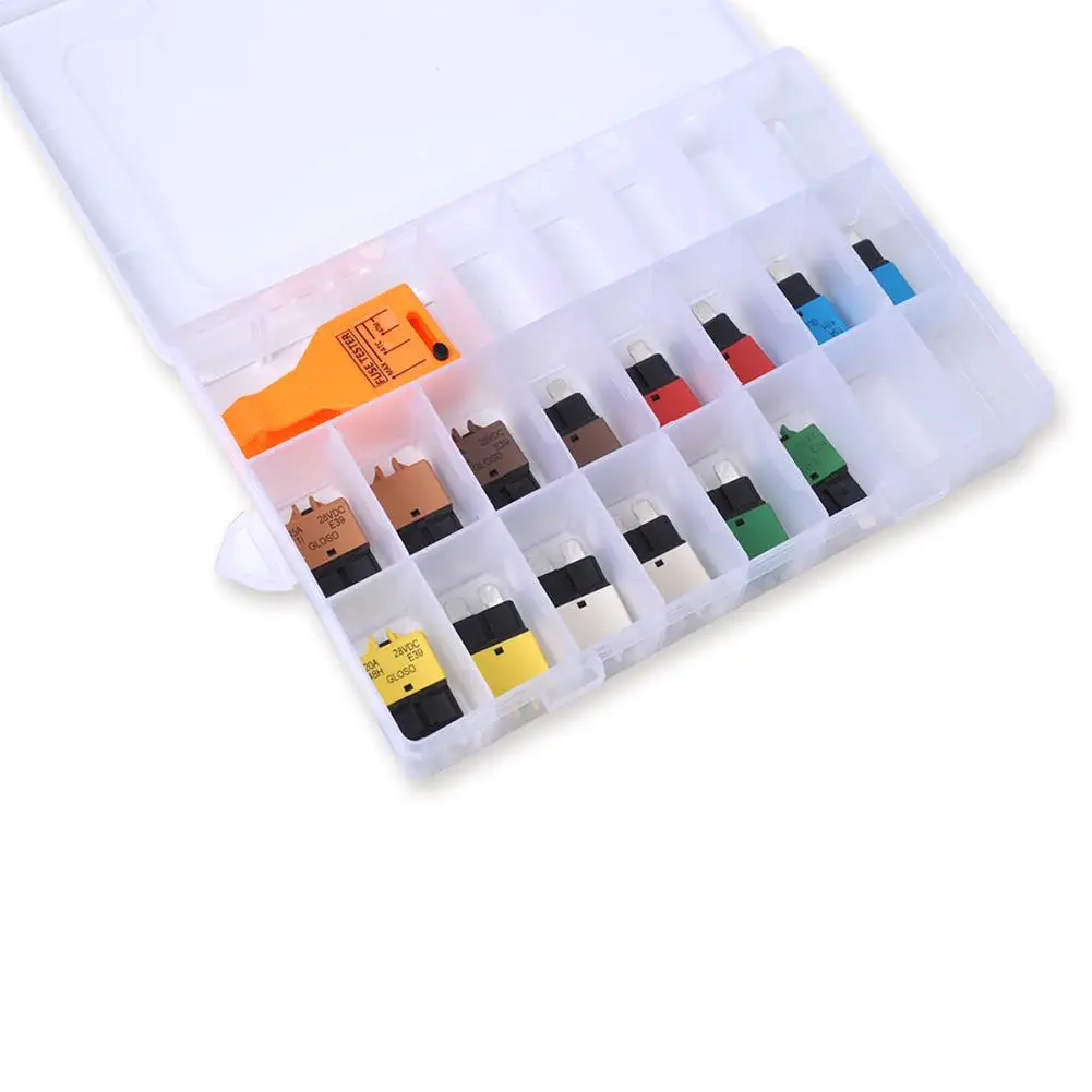 Manual Reset Recoverable Circuit Breaker Medium Fuse 5A/7.5A/10A/15A/20A//25A/30A*2 Fuse Tester Auto Styling Accessories
Manual Reset Recoverable Circuit Breaker Medium Fuse 5A/7.5A/10A/15A/20A//25A/30A*2 Fuse Tester Auto Styling Accessories