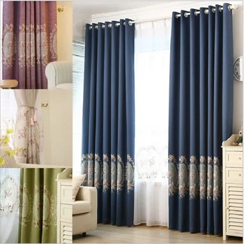 Europe Embroidered Cotton Linen Luxury Blackout Curtain for Living Room Bedroom Window Tulle Curtain 4 Color
Europe Embroidered Cotton Linen Luxury Blackout Curtain for Living Room Bedroom Window Tulle Curtain 4 Color