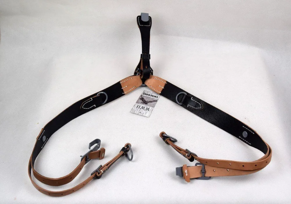 WW2 GERMAN ARMY Y STRAPS LEATHER SUSPENDERS LOAD BEARING COMBAT STRAP- World military Store
WW2 GERMAN ARMY Y STRAPS LEATHER SUSPENDERS LOAD BEARING COMBAT STRAP- World military Store