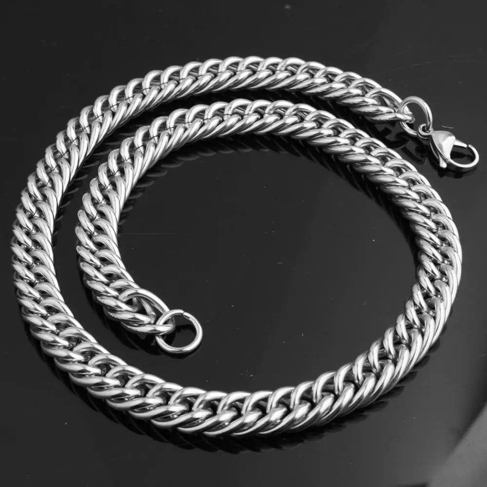 Neck Heavy Polished Silver Chain For Men Big Long Male Hip Hop 12mm Wide Stainless Steel Cuban Chain Necklace Collares
Neck Heavy Polished Silver Chain For Men Big Long Male Hip Hop 12mm Wide Stainless Steel Cuban Chain Necklace Collares