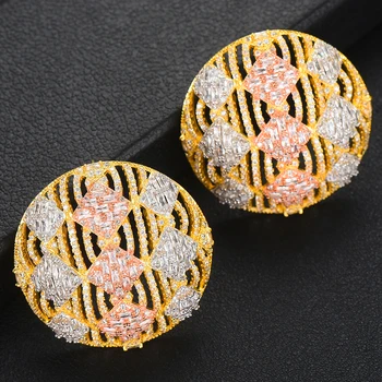 missvikki Gorgeous Luxury Bride earrings Round Fashion Luxury Noble Rhombus Rhinestone Charm Drop Earrings For Women Wedding
missvikki Gorgeous Luxury Bride earrings Round Fashion Luxury Noble Rhombus Rhinestone Charm Drop Earrings For Women Wedding