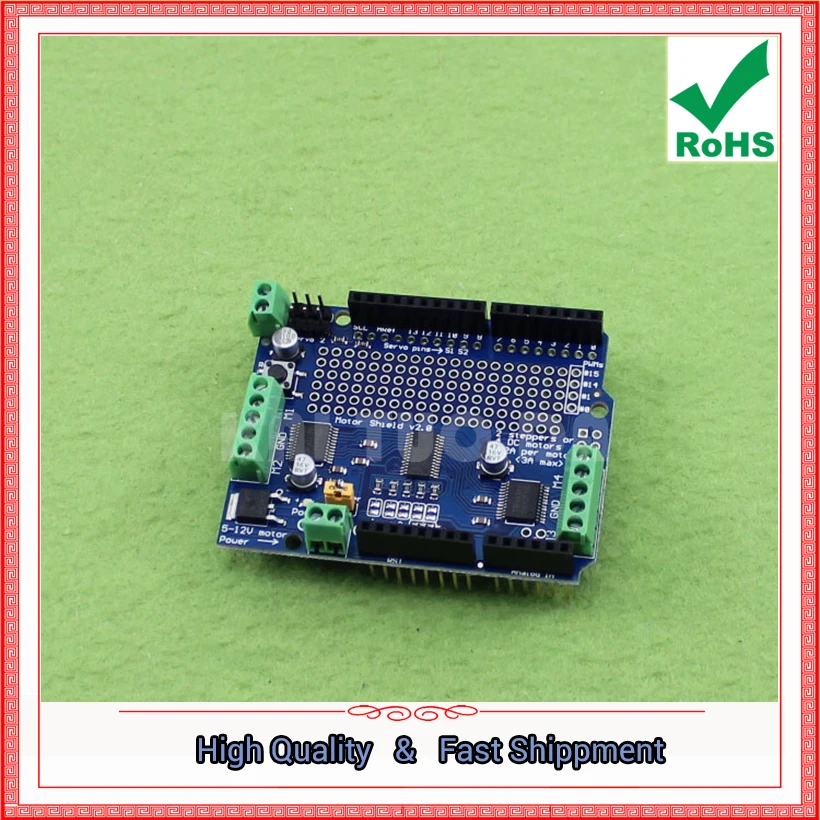 Motor / Stepper / Servo Shield v2 DC Stepper Motor Actuator Drive Module board (C7A4)
Motor / Stepper / Servo Shield v2 DC Stepper Motor Actuator Drive Module board (C7A4)