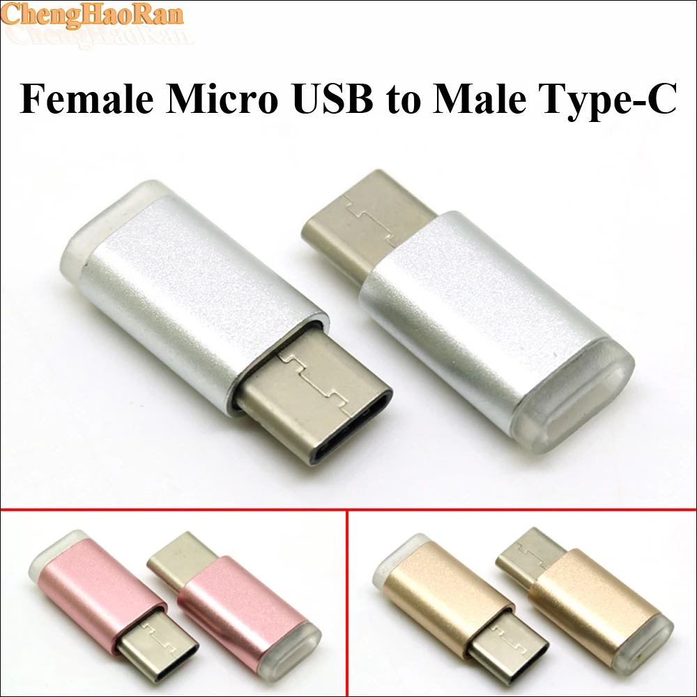 ChengHaoRan USB Cable USB-C 3.1 Type C Male to Micro USB Female Adapters Type-C Converter Mobile Phone Cables For Macbook Nokia
ChengHaoRan USB Cable USB-C 3.1 Type C Male to Micro USB Female Adapters Type-C Converter Mobile Phone Cables For Macbook Nokia