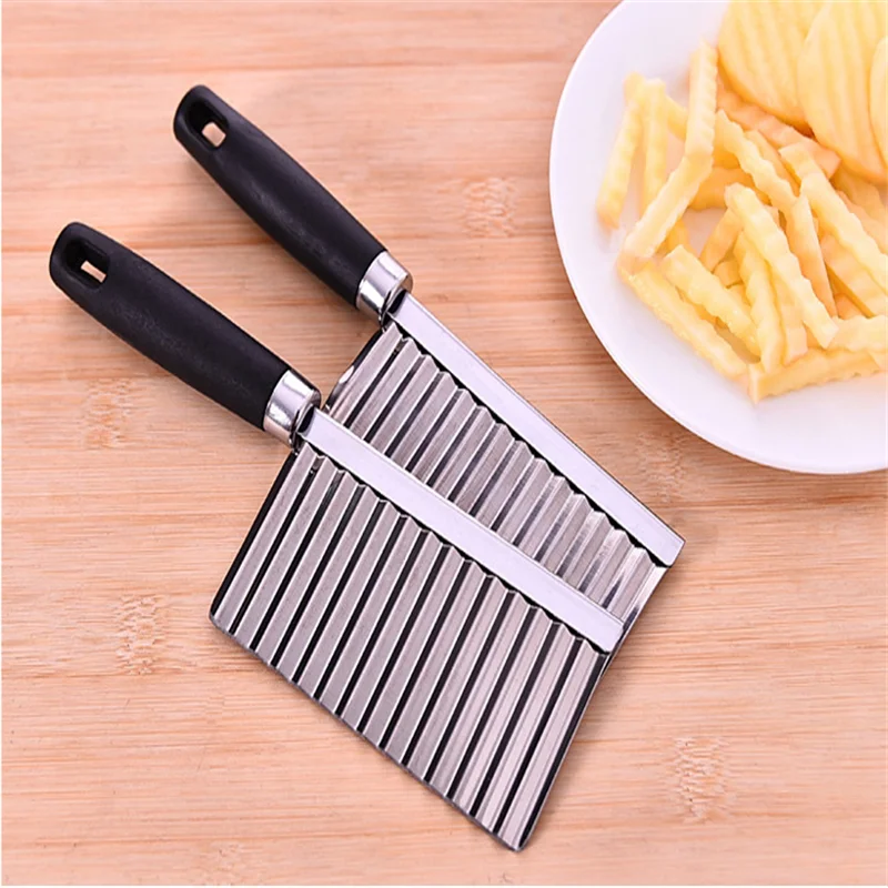 BXLYY Kitchen Cooking Wavy Potato Cut Gadget Stainless Steel Vegetable Cutter Cooking Utensils Kitchenware Kitchen Accessories.8
BXLYY Kitchen Cooking Wavy Potato Cut Gadget Stainless Steel Vegetable Cutter Cooking Utensils Kitchenware Kitchen Accessories.8