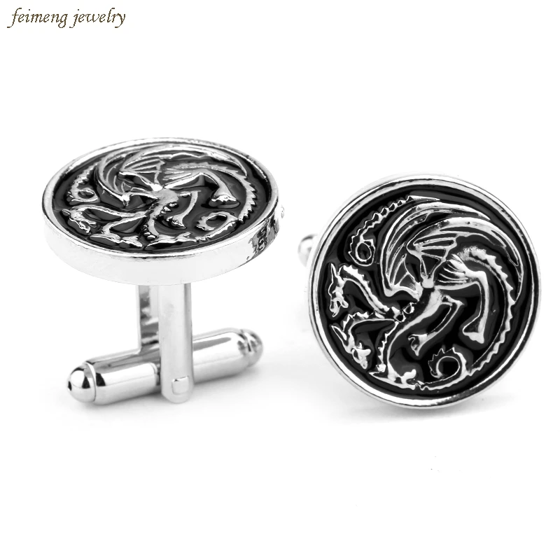 Movie Jewelry Game Of Thrones House Targaryen Dragon Cufflinks For Mens Vintage Brand Cuff Buttons Gemelos Shirt Cuff Links Hot
Movie Jewelry Game Of Thrones House Targaryen Dragon Cufflinks For Mens Vintage Brand Cuff Buttons Gemelos Shirt Cuff Links Hot