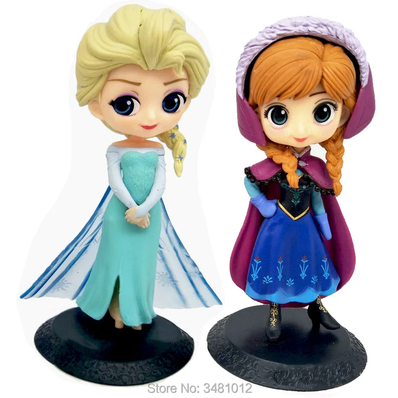 Q Posket Elsa Anna PVC Action Figures Snow Queen Dolls Figurines Kids Toys for Children Girls
Q Posket Elsa Anna PVC Action Figures Snow Queen Dolls Figurines Kids Toys for Children Girls
