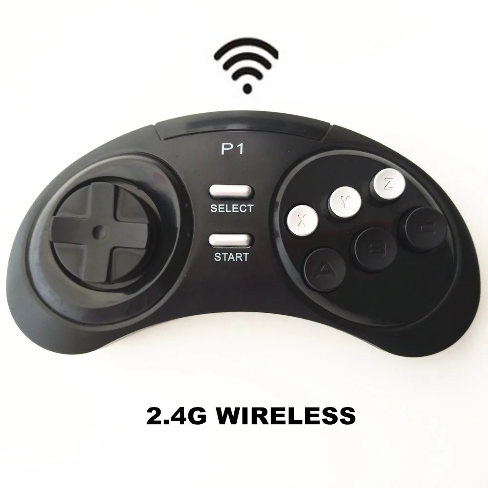 2.4G wireless controller for 16bit Retro Genesis HD Ultra for Modern wireless console
2.4G wireless controller for 16bit Retro Genesis HD Ultra for Modern wireless console