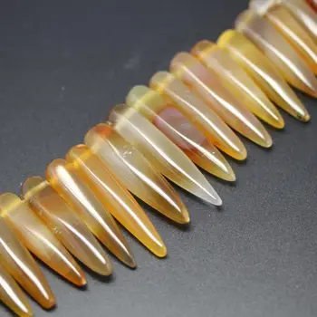 15.5inches strand Coffee Agates Top Drilled Tusk Stick Loose Beads DIY Necklace,Natural Agates Bullet Spacer Beads Charms,EF187
15.5inches strand Coffee Agates Top Drilled Tusk Stick Loose Beads DIY Necklace,Natural Agates Bullet Spacer Beads Charms,EF187