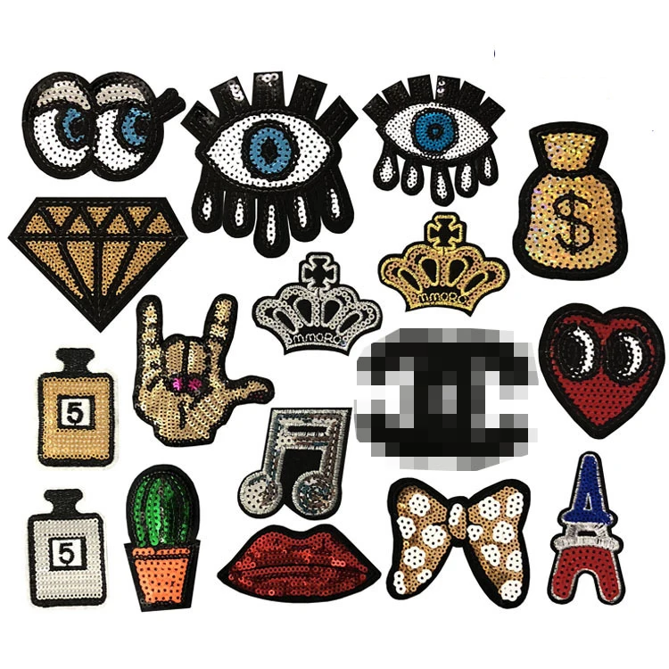 Lips Eye Perfume Bottle Crown Patch Sequin Patch For Clothing Embroidered Iron On Patch Skull Stickers On Clothes
Lips Eye Perfume Bottle Crown Patch Sequin Patch For Clothing Embroidered Iron On Patch Skull Stickers On Clothes