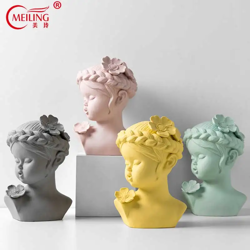 Creative Cute Doll Statue Handmade Ceramic Girl Figurine Nordic Children Kids Room Decoration Housewarming Wedding Birthday Gift
Creative Cute Doll Statue Handmade Ceramic Girl Figurine Nordic Children Kids Room Decoration Housewarming Wedding Birthday Gift