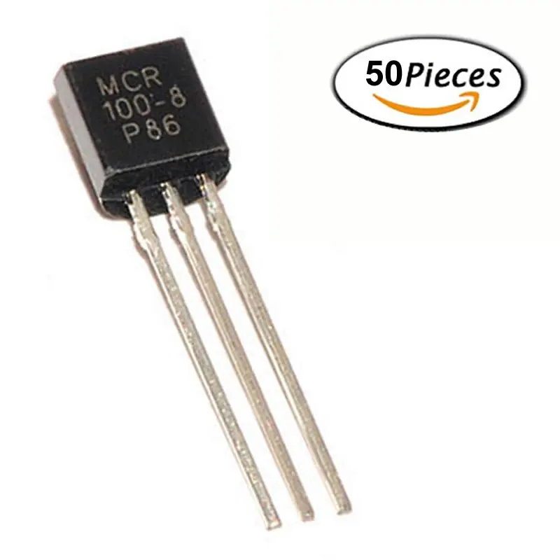 MCIGICM 50pcs MCR100-8 600V 800mA silicon controlled switch diode Thyristor TO-92
MCIGICM 50pcs MCR100-8 600V 800mA silicon controlled switch diode Thyristor TO-92