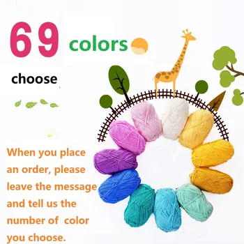 69 Colors 5PCS High Quality Wool In Coarse Cotton Crochet Knitting Pin Tool Milk Line Embroidery Thread Yarn Hilos De Bordar
69 Colors 5PCS High Quality Wool In Coarse Cotton Crochet Knitting Pin Tool Milk Line Embroidery Thread Yarn Hilos De Bordar