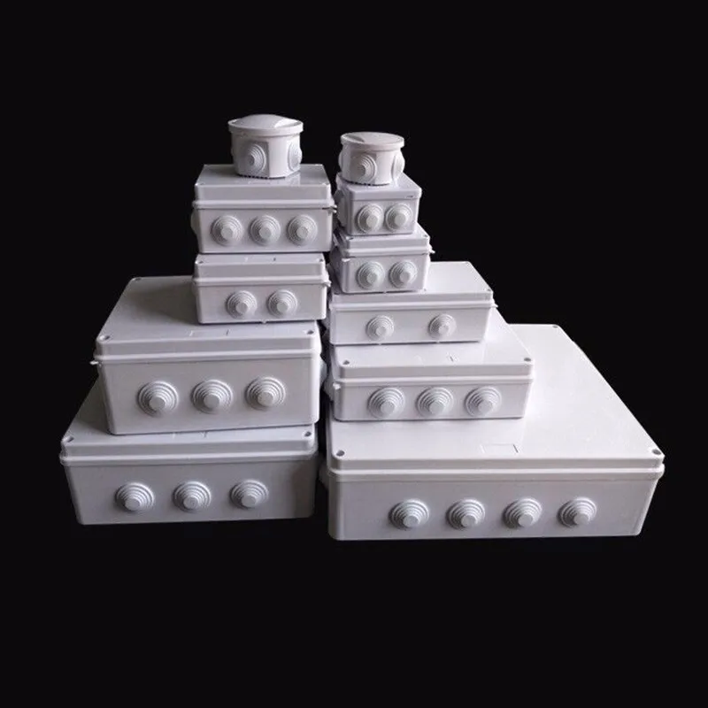 Wholesale ABS Plastic IP65 Waterproof Junction Box DIY Outdoor Electrical Connection box Cable Branch box 200x100x70mm
Wholesale ABS Plastic IP65 Waterproof Junction Box DIY Outdoor Electrical Connection box Cable Branch box 200x100x70mm