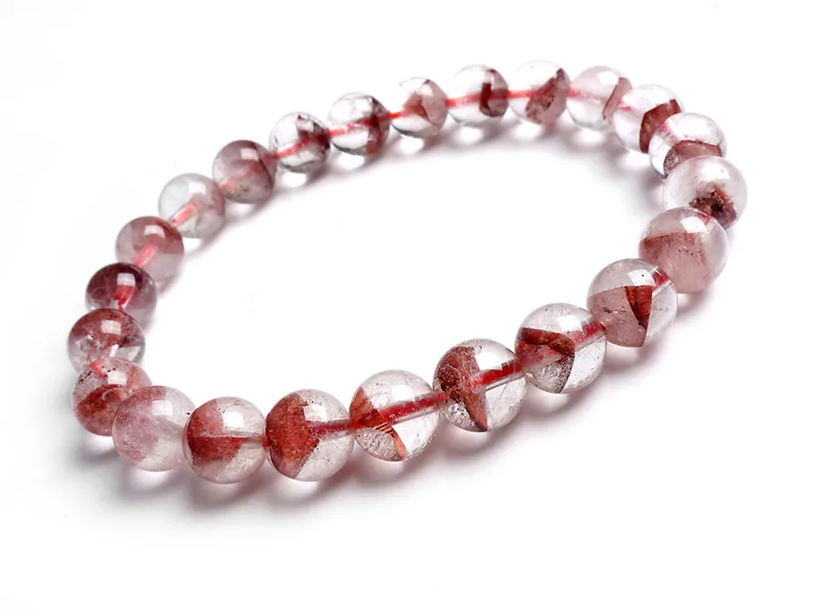 Genuine Red Natural Phantom Quartz Gemstone Bracelets For Women Female Charms 8.5mm Crystal Round Bead Stretch Bracelet AAAAA
Genuine Red Natural Phantom Quartz Gemstone Bracelets For Women Female Charms 8.5mm Crystal Round Bead Stretch Bracelet AAAAA