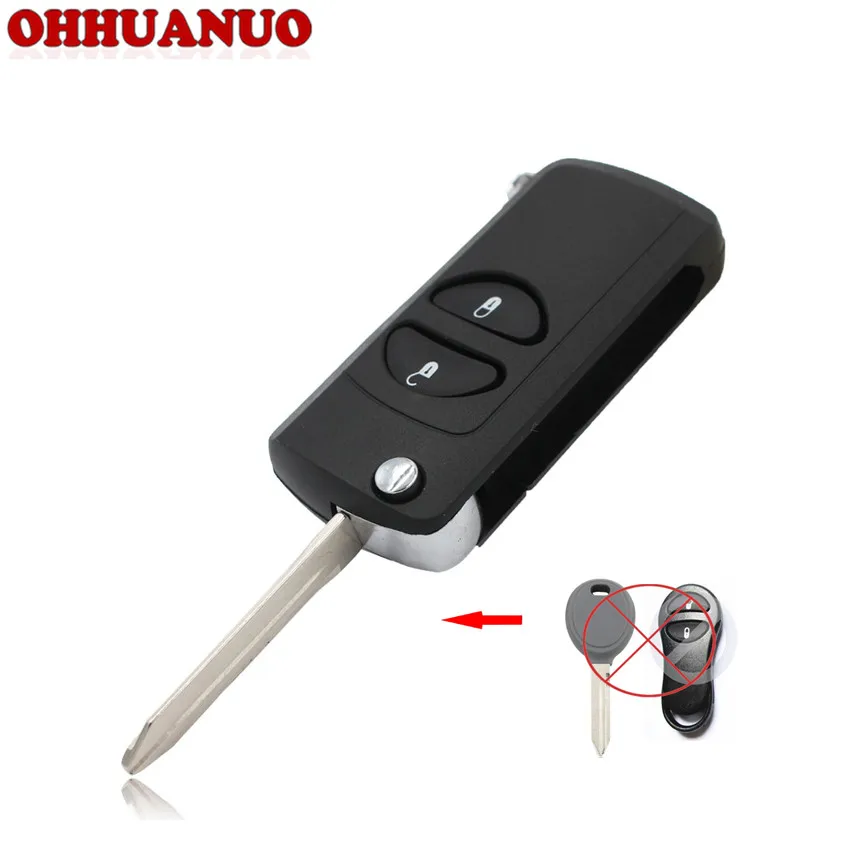 Flip Remote Key CASE for Chrysler Grand Cherokee PT Cruiser Voyager CONVERSION to flip key with uncut blade
Flip Remote Key CASE for Chrysler Grand Cherokee PT Cruiser Voyager CONVERSION to flip key with uncut blade