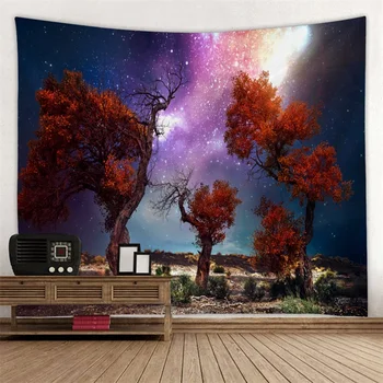 Tapestry Wall Hanging Bedspread Beach Towel Table Cloth Home Decoration Natural Forest Design Rectangle 150cmx130cm
Tapestry Wall Hanging Bedspread Beach Towel Table Cloth Home Decoration Natural Forest Design Rectangle 150cmx130cm