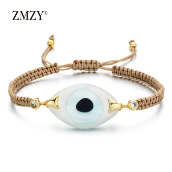 ZMZY Boho Style Evil Eye Bracelet Charm Crystal Handmade Luxury Bracelet Large Bracelets & Bangles for Women Jewelry
ZMZY Boho Style Evil Eye Bracelet Charm Crystal Handmade Luxury Bracelet Large Bracelets & Bangles for Women Jewelry
