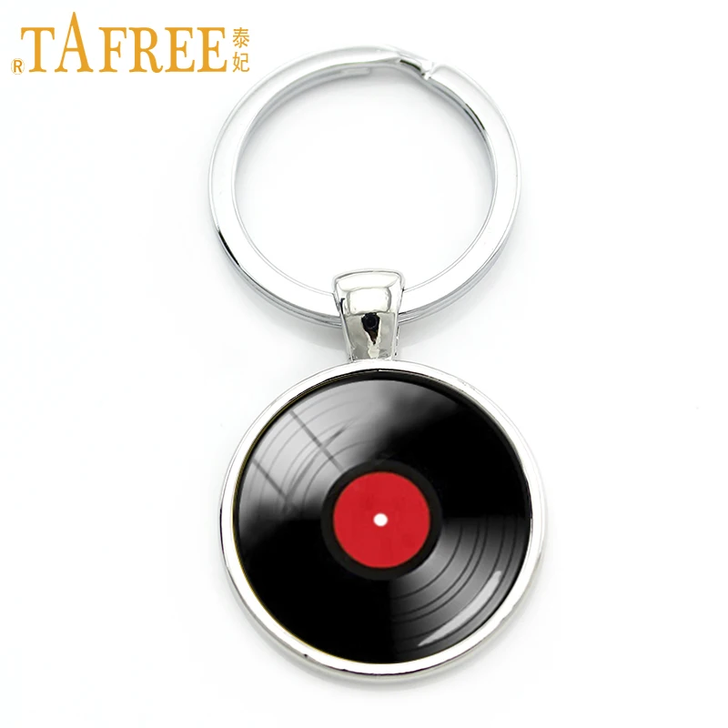 Vinyl record picture key chain retro gramophone record keychain glass cabochon dome alloy jewelry music lovers gift KC 141
Vinyl record picture key chain retro gramophone record keychain glass cabochon dome alloy jewelry music lovers gift KC 141