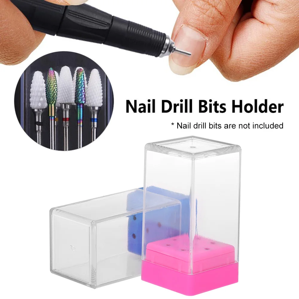 Portable 7 Holes Nail Drill Bits Holder Case Displayer Organizer Container Nail Tools Dustproof Manicure Tools
Portable 7 Holes Nail Drill Bits Holder Case Displayer Organizer Container Nail Tools Dustproof Manicure Tools