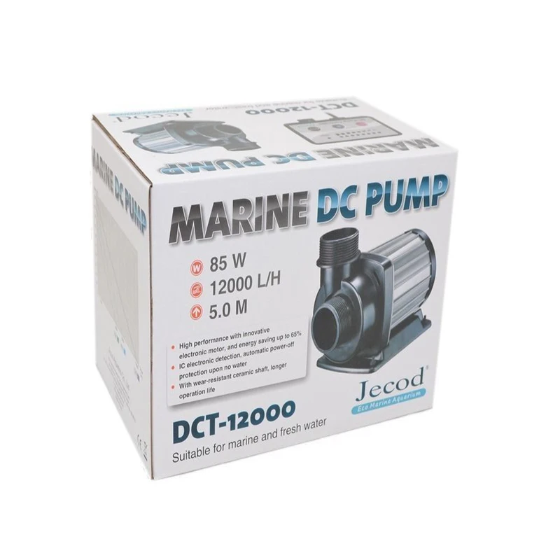 

Jecod/Jebao DCT-12000 Variable Flow Controllable DC Aquarium Tank Return Water Pump Marine Reef Submersible Sump Pump 12000L/h