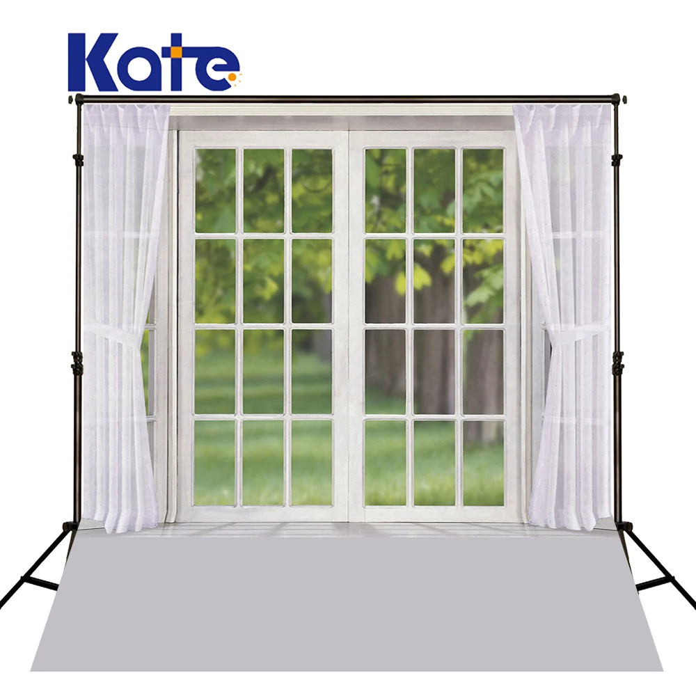 

300Cm*200Cm(About 10Ft*6.5Ft)T Background Scenic Glass Door Photography Backdropsthick Cloth Photography Backdrop 3155 Lk