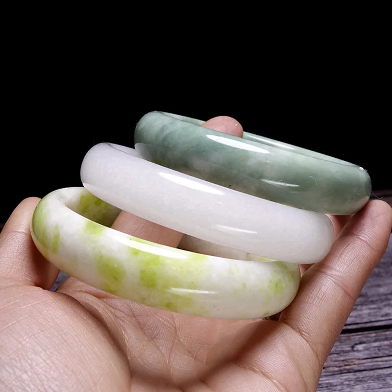 Hot Selling High Quality Cheaper Natural Green Jades Bangles Bracelets Round Bangles For Women Stone Jewelry
Hot Selling High Quality Cheaper Natural Green Jades Bangles Bracelets Round Bangles For Women Stone Jewelry