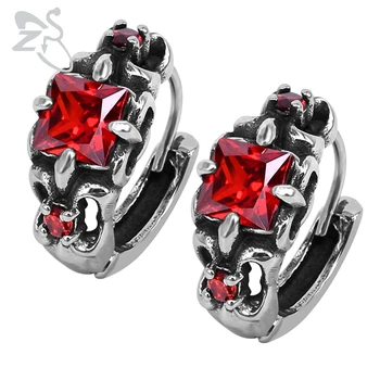 ZS 4 Color Cubic Zirconia Earrings Punk Style Hoop Earrnig Stainless Steel Jewelry for Men Women Hip Hop Ear Accessories Gifts
ZS 4 Color Cubic Zirconia Earrings Punk Style Hoop Earrnig Stainless Steel Jewelry for Men Women Hip Hop Ear Accessories Gifts