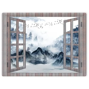 HommomH Blanket Throw Comfort Warm Soft Plush Throw For Sofa Open Wood Grain Window Beautiful Scenery Snow Mountain Forest 
HommomH Blanket Throw Comfort Warm Soft Plush Throw For Sofa Open Wood Grain Window Beautiful Scenery Snow Mountain Forest